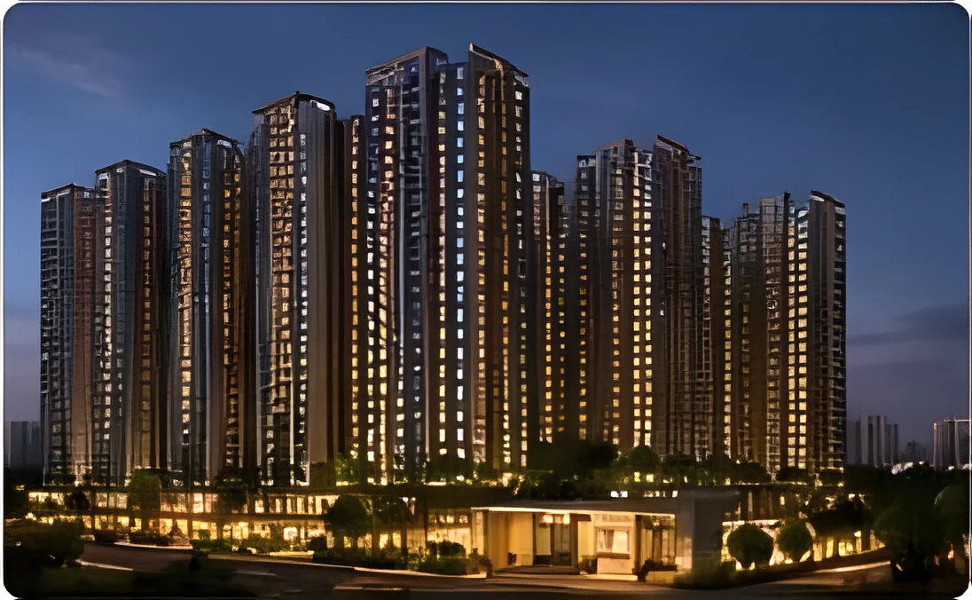 SNN Kudlu Gate Gallery Image SNN Kudlu Gate towers at night, artist impression