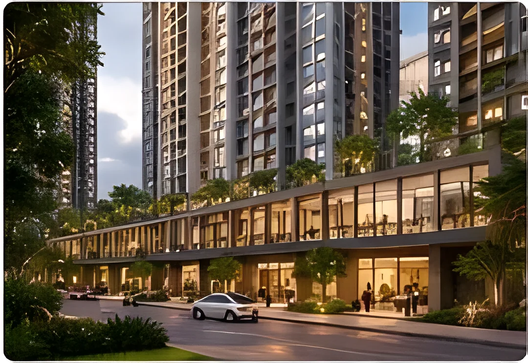 SNN Kudlu Gate podium level, artist impression SNN Kudlu Gate podium level and tower elevations, artist impression
